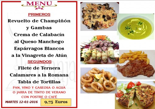 Menu del  12 del 1